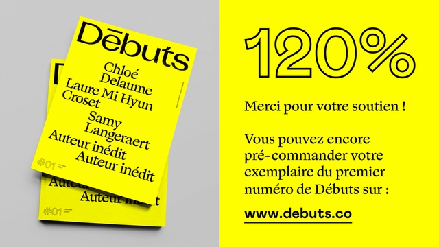 Cover image of the project Débuts - la revue