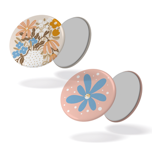 Lot de 2 magnets - Myosotis & Capucine - 77