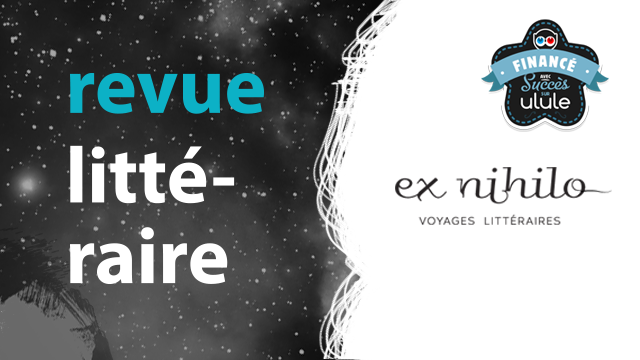 Cover image of the project Revue Ex Nihilo, voyages littéraires