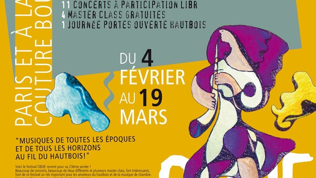 Cover image of the project Aide à la réalisation du festival Oboe 2023 de Paris