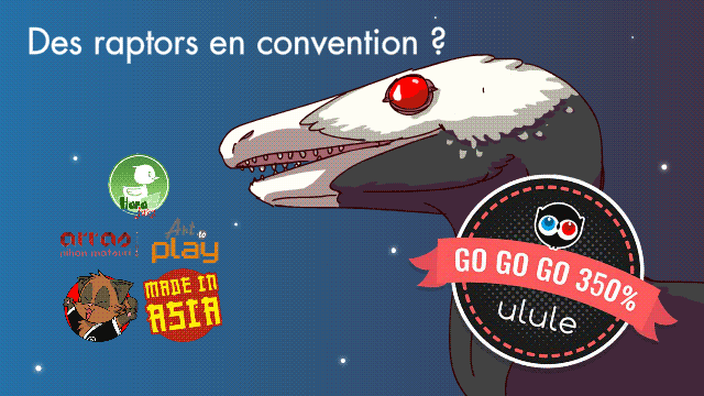 Cover image of the project Des raptors débarquent en convention