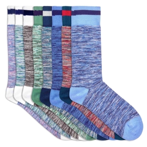 8 paires de chaussettes nautiques coton bio