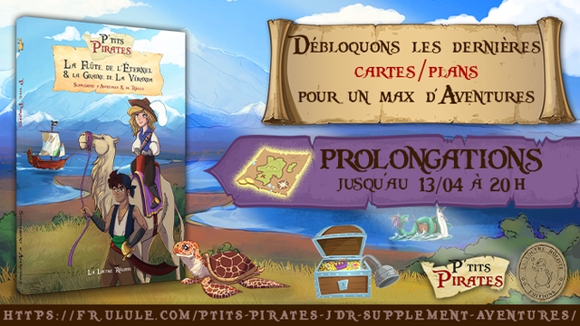 Image de couverture de la collecte P'TITS PIRATES - JDR - Supplément d'Aventures