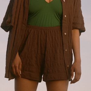 Short Manta - Marron Chocolat