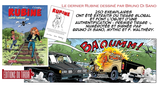 Imagen de portada del proyecto RUBINE Tome 16 - SUPER TUESDAY