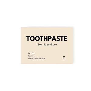 Étiquette TOOTHPASTE waterproof Beige Refill