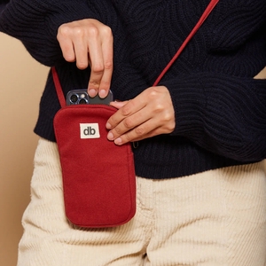 Pochette téléphone Bill terracotta