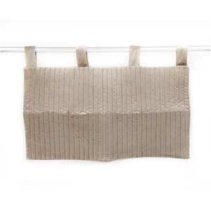 Tête de lit velours Velina, beige