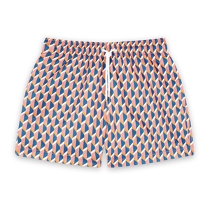 Short de bain - Zellige saumon