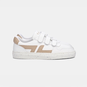 Baskets Alpha Velcro Beige