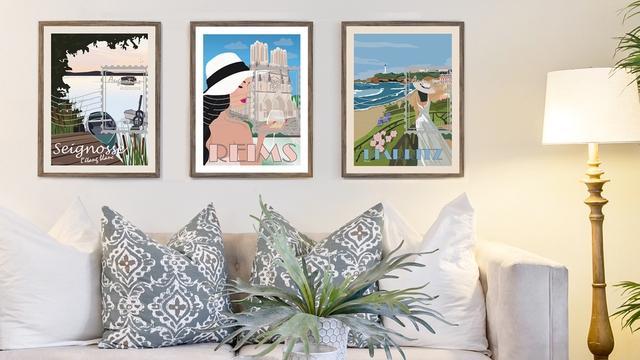 Cover image of the project Affiches vintage et décoratives