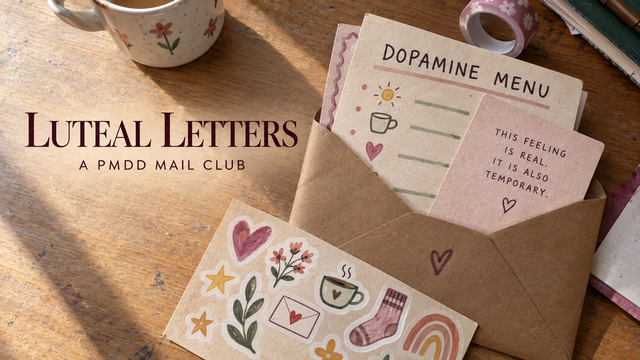 Luteal Letters: A Monthly PMDD Mail Club - Ulule