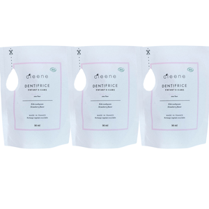Pack 3 Recharges Dentifrice Enfant 0-6 ans
