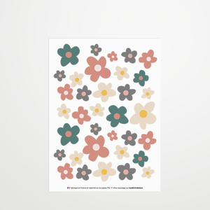 Les stickers fleurs