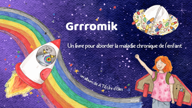 Cover image of the project Grrromik - la pas discrète Mal-à-Partout de Tom