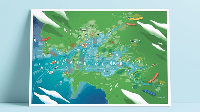 Cover image of the project Cartes amoureuses du littoral du Finistère