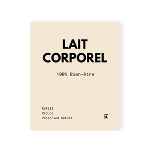 Étiquette LAIT CORPOREL waterproof Beige Refill