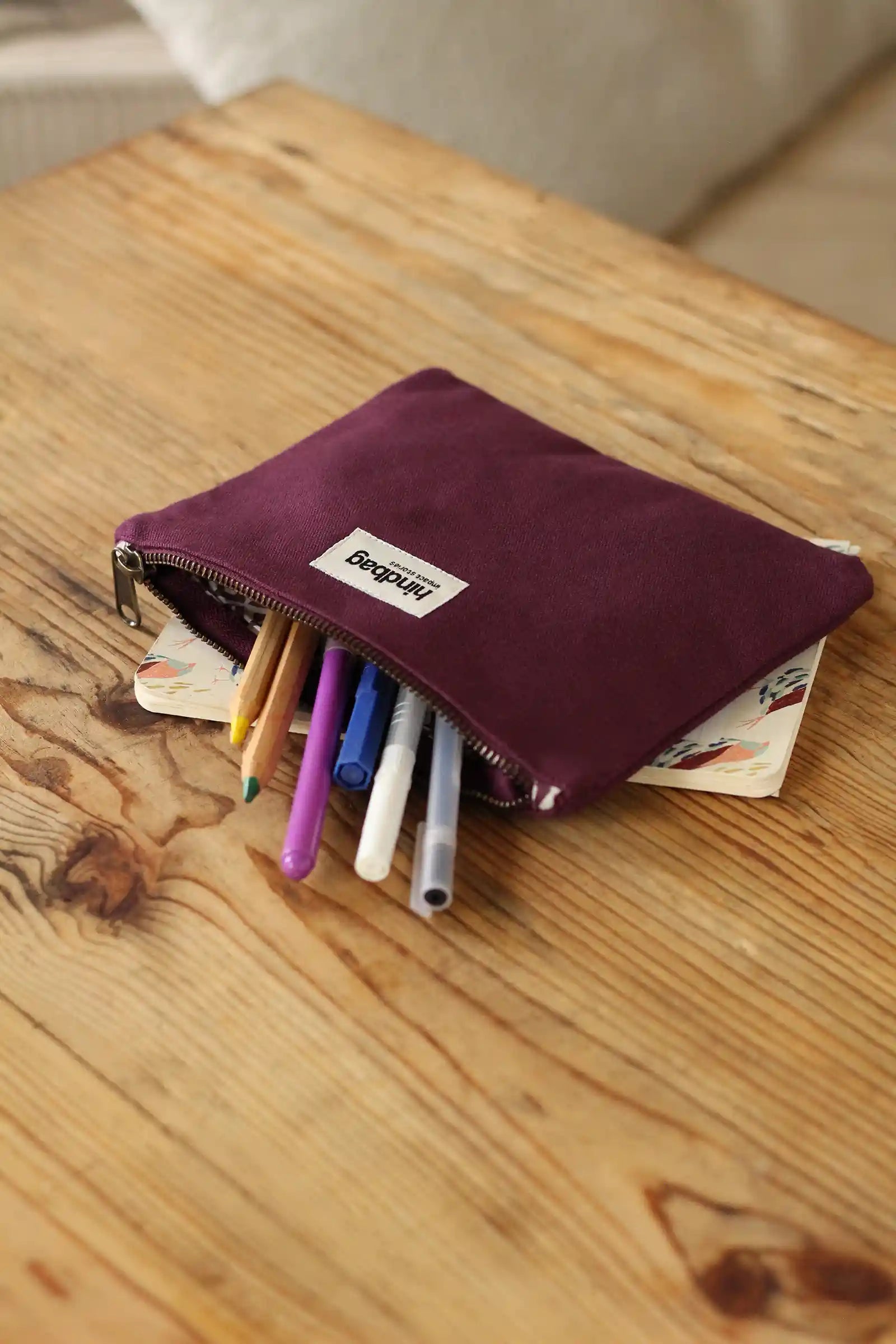Pochette Lou prune
