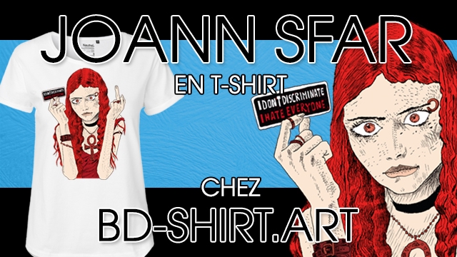 Cover image of the project T-SHIRTS JOANN SFAR CHEZ BD-SHIRT.ART