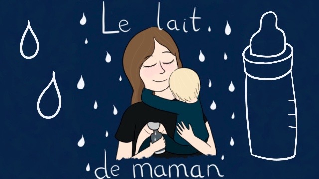 Cover image of the project Le lait de maman - livre sur le tire-allaitement
