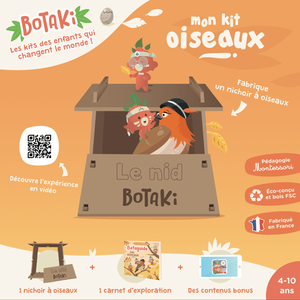 Le kit Oiseaux | Fabrique ton nichoir à oiseaux en bois