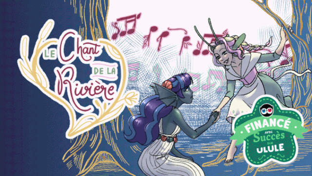 Cover image of the project Le Chant de la Rivière en BD