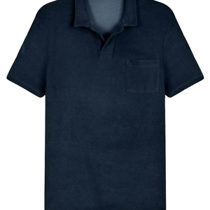 Polo Eponge bleu marine