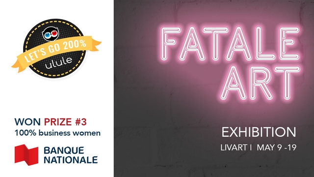 Cover image of the project 1ere exposition de Fatale Art, galerie virtuelle