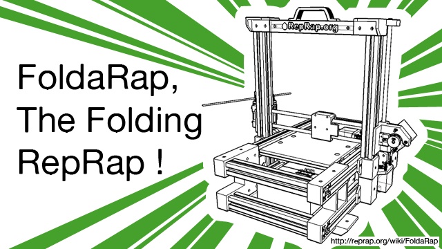 Imagen de portada del proyecto FoldaRap, The Folding RepRap