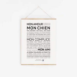 Affiche "Chien"