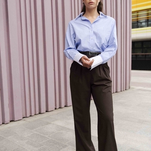 Pantalon palazzo - Marron