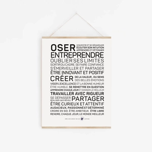 Affiche "Entreprendre"