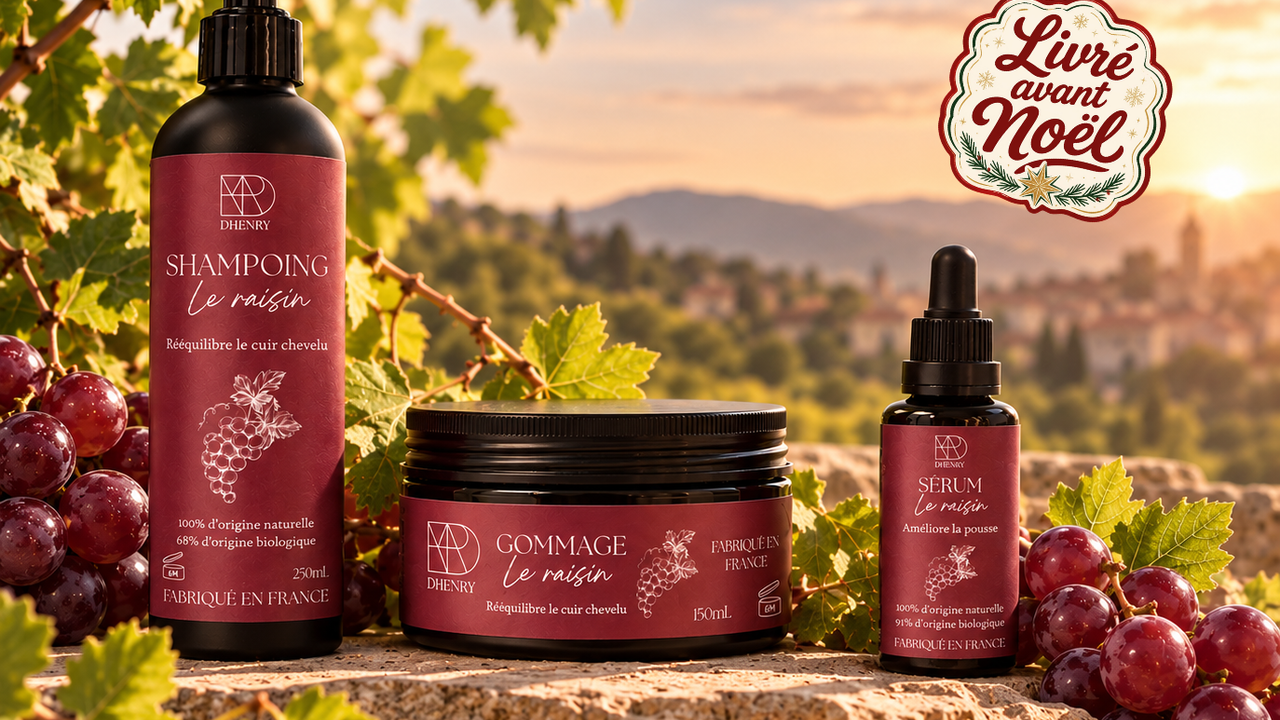 Le Raisin : la nouvelle gamme capillaire naturelle de DHENRY