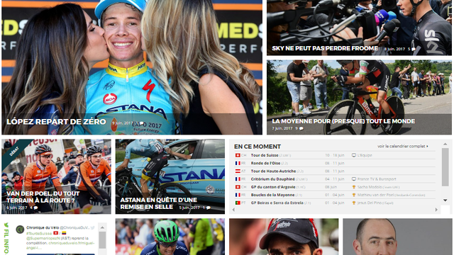 Cover image of the project Chronique du Vélo au Tour de France