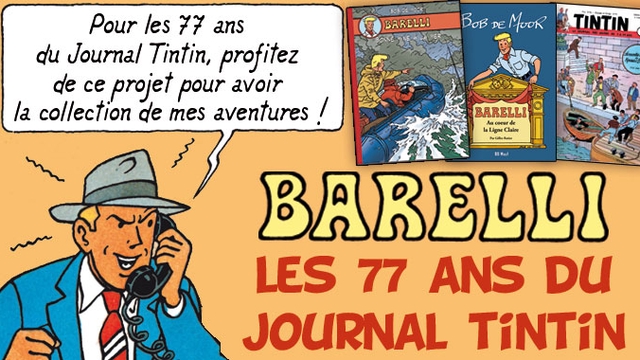Cover image of the project BARELLI • 77 Ans du Journal Tintin