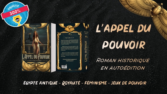 Cover image of the project L'Appel du Pouvoir - Roman historique en auto édition