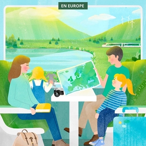 Voyager en train en Europe