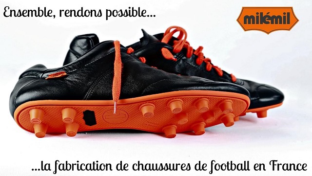 Image de couverture de la collecte Milémil - Chaussures de football fabriquées en France 