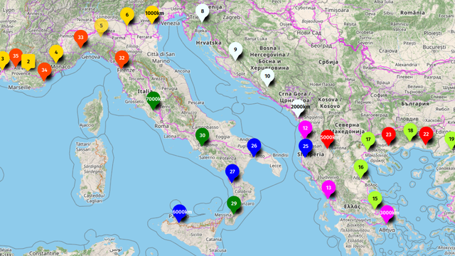 Cover image of the project Le Ğ1  Cyclo Tour europe 2025, 9 pays - 8500km - 6 mois +