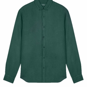 Chemise en lin jade