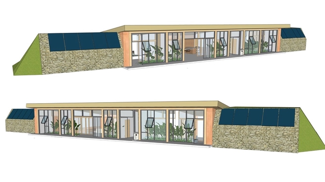 Cover image of the project Première maison inspirée Earthship en Ardèche