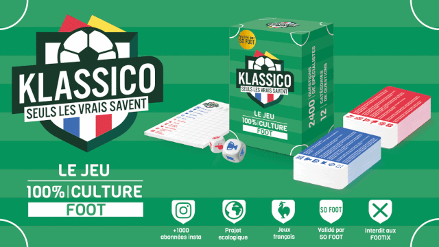 Image de couverture de la collecte KLASSICO, LE JEU 100% CULTURE FOOT