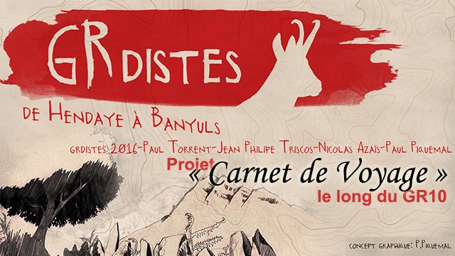 Cover image of the project Carnet de Voyage le long du GR10