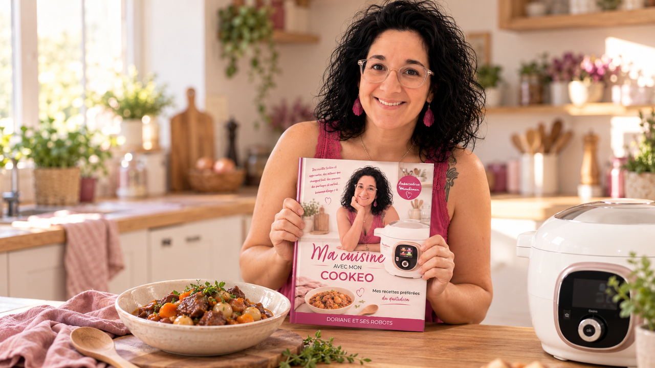 Doriane et ses Robots : mon premier livre de recettes Cookeo