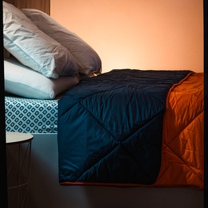 Couette lestée/pondérée contre les TROUBLES DU SOMMEIL | Orange - 140x200 - 240x260