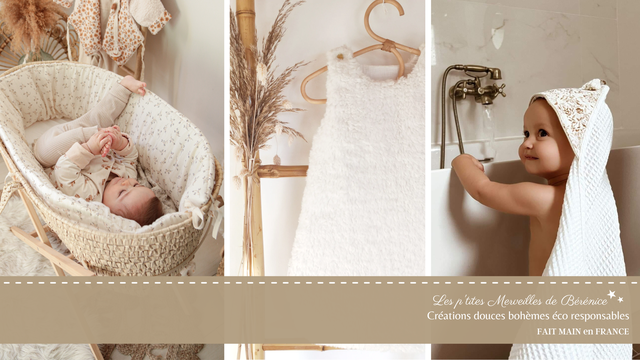 Cover image of the project Créations éco responsables FAIT MAIN en France pour bébé