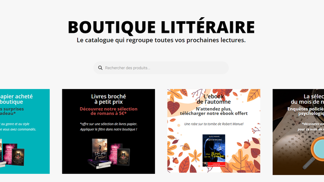 Imagen de portada del proyecto Plateforme de ventes en ligne de livres