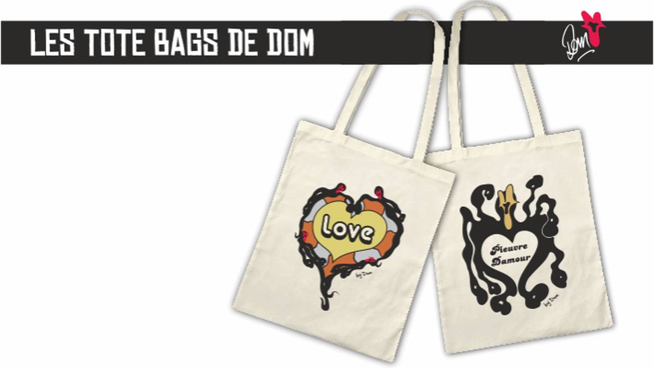 LES TOTE BAGS DE DOM - Spécial St Valentin