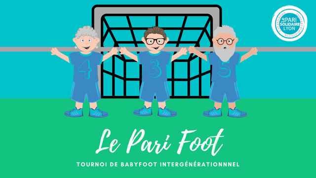 Image de couverture de la collecte Le Pari Solidaire, tournoi intergénérationnel de babyfoot