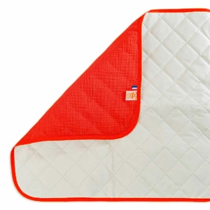 Tapis à Langer en Coton Bio Fraise
